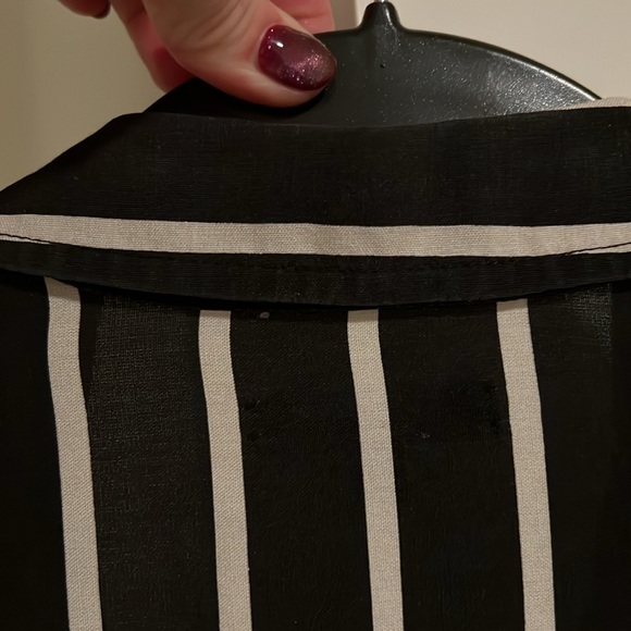 MADEWELL Lightweight Striped Tunic, Black & White, M - Picture 8 of 8